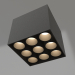 3D Modell Lampe SP-ORIENT-SURFACE-TC-S95x95-20W Warm3000 (BK, 30 Grad, 230V) - Vorschau