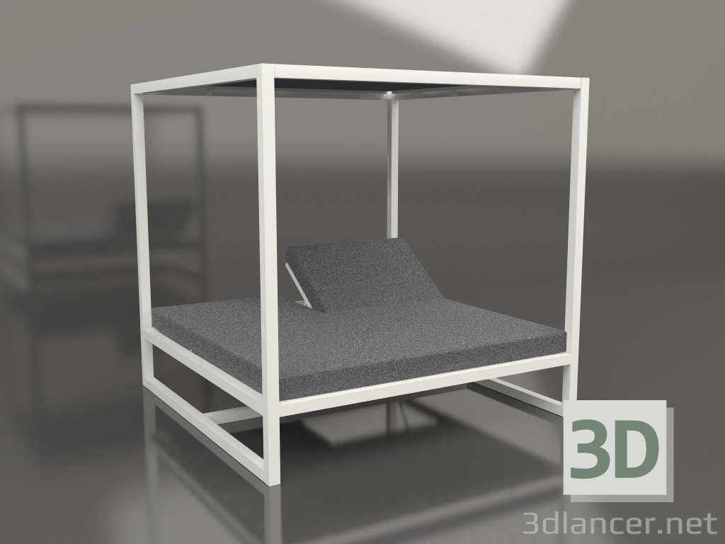 3D Modell Erhöhtes Sofa Contract (Achatgrau) - Vorschau