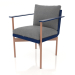 3d model Dining chair (Night blue) - preview