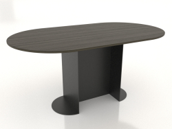 Стол обеденный OVAL 1600х900 мм (пепельный орех)