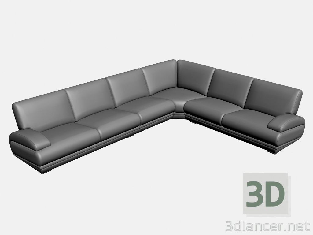 3d model Sofa corner Plimut (option 1) - preview