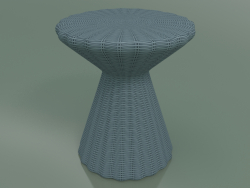 Table d'appoint, pouf (Bolla 13, bleu)