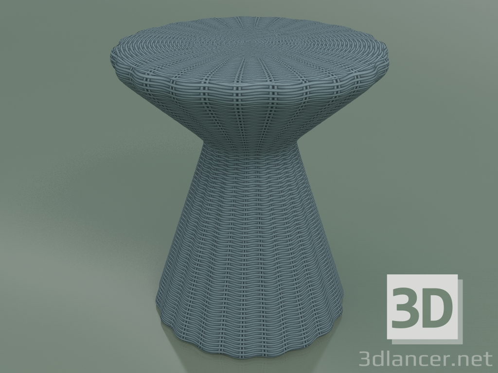 modèle 3D Table d'appoint, pouf (Bolla 13, bleu) - preview