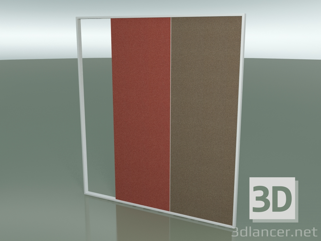 modèle 3D Panneau rectangulaire sur pied 5107 (V12) - preview