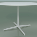 3d model Mesa redonda 5556 (H 72.5 - Ø 119 cm, blanco, V12) - vista previa