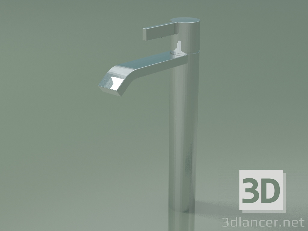 Modelo 3d Misturador monocomando de lavatório com suporte estendido (33 537 670-000010) - preview