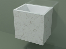 Lavabo sospeso (02R123101, Carrara M01, L 48, P 36, H 48 cm)