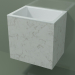 3D Modell Wandwaschbecken (02R123101, Carrara M01, L 48, P 36, H 48 cm) - Vorschau