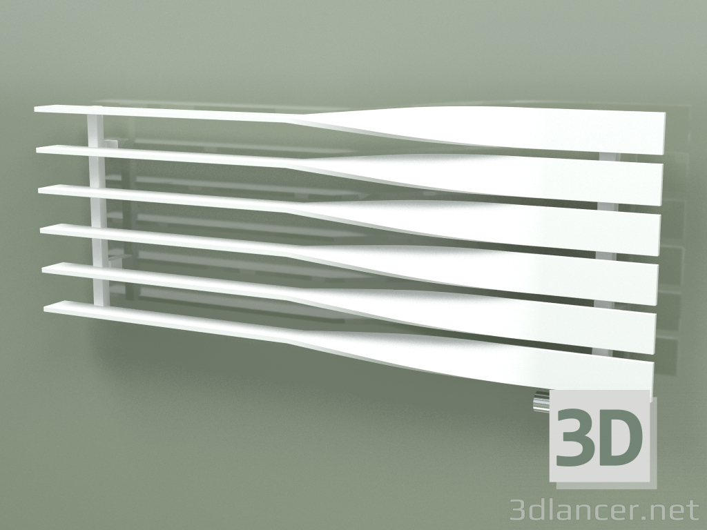 3d model Barra de toalla con calefacción Cyklon H (WGCYH049130-O8, 495х1300 mm) - vista previa