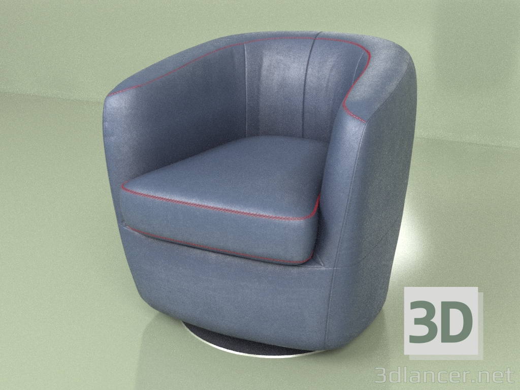 modèle 3D Fauteuil Margo - preview