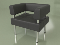 Fauteuil Business (Cuir noir)