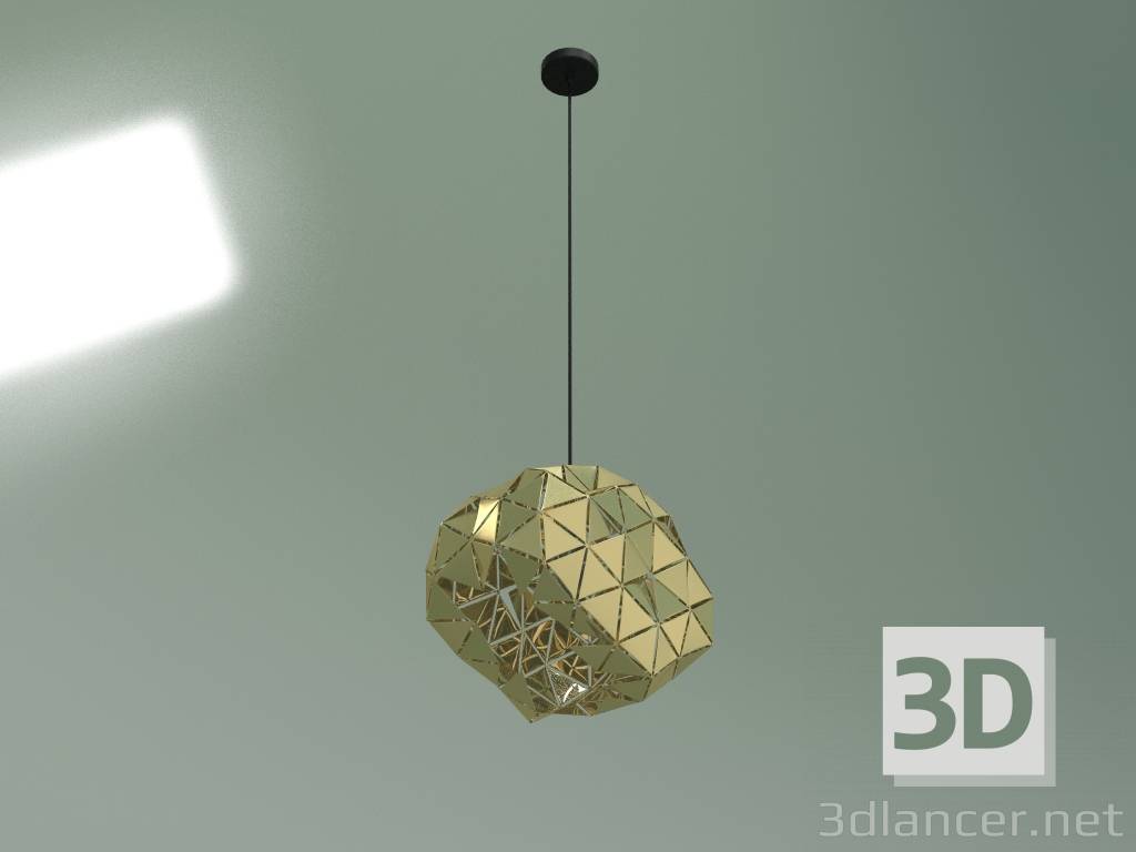 3d model Lámpara colgante 50169-1 (oro) - vista previa