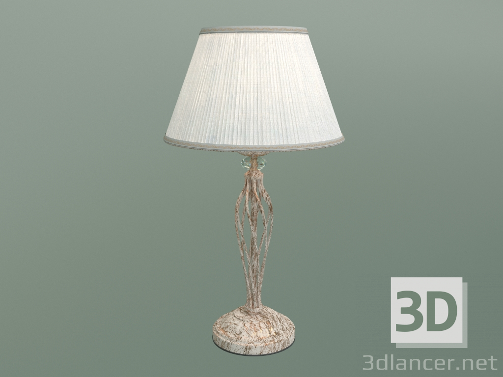 modèle 3D Lampe de table 01002-1 (blanc avec or) - preview