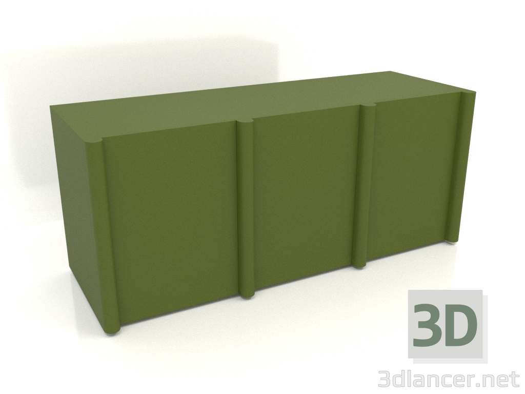 modello 3D Buffet MW 05 (1863x667x800, verde) - anteprima