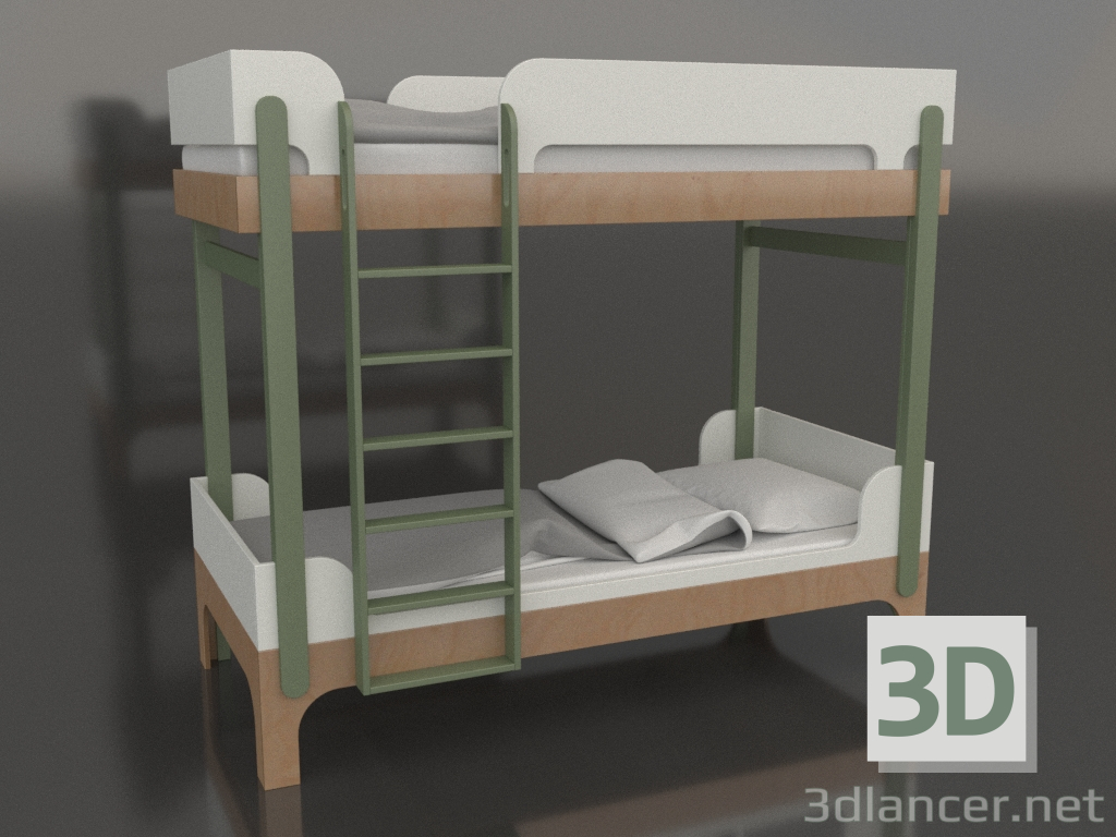 modello 3D Letto a castello TUNE Q (UGTQA2) - anteprima