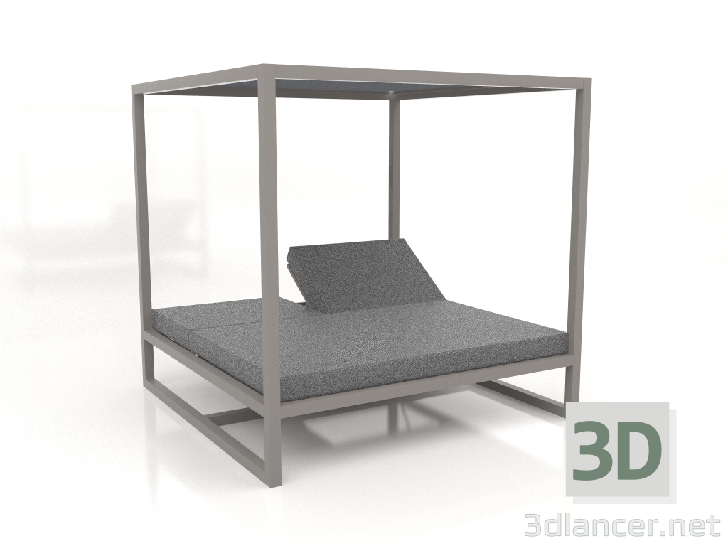 3d модель Повышенная кушетка Contract (Quartz grey) – превью