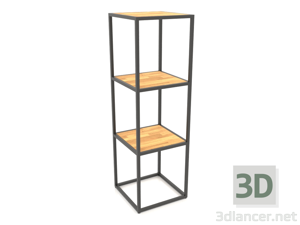 3d model Rejilla cuadrada (MADERA, 40x40x128) - vista previa