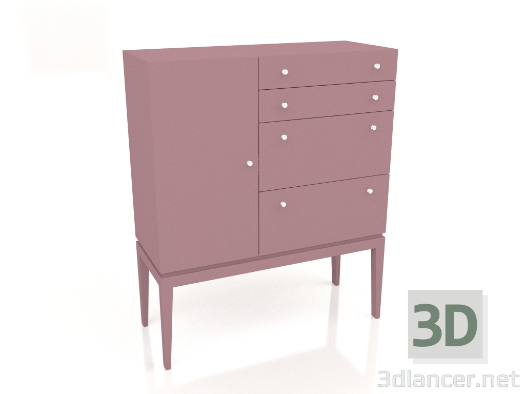 3d model Cómoda estática grande (opción 2) - vista previa