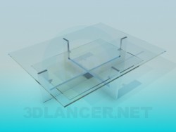 Tavolino di vetro