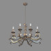 3d model Chandelier A8952LM-8BG - preview