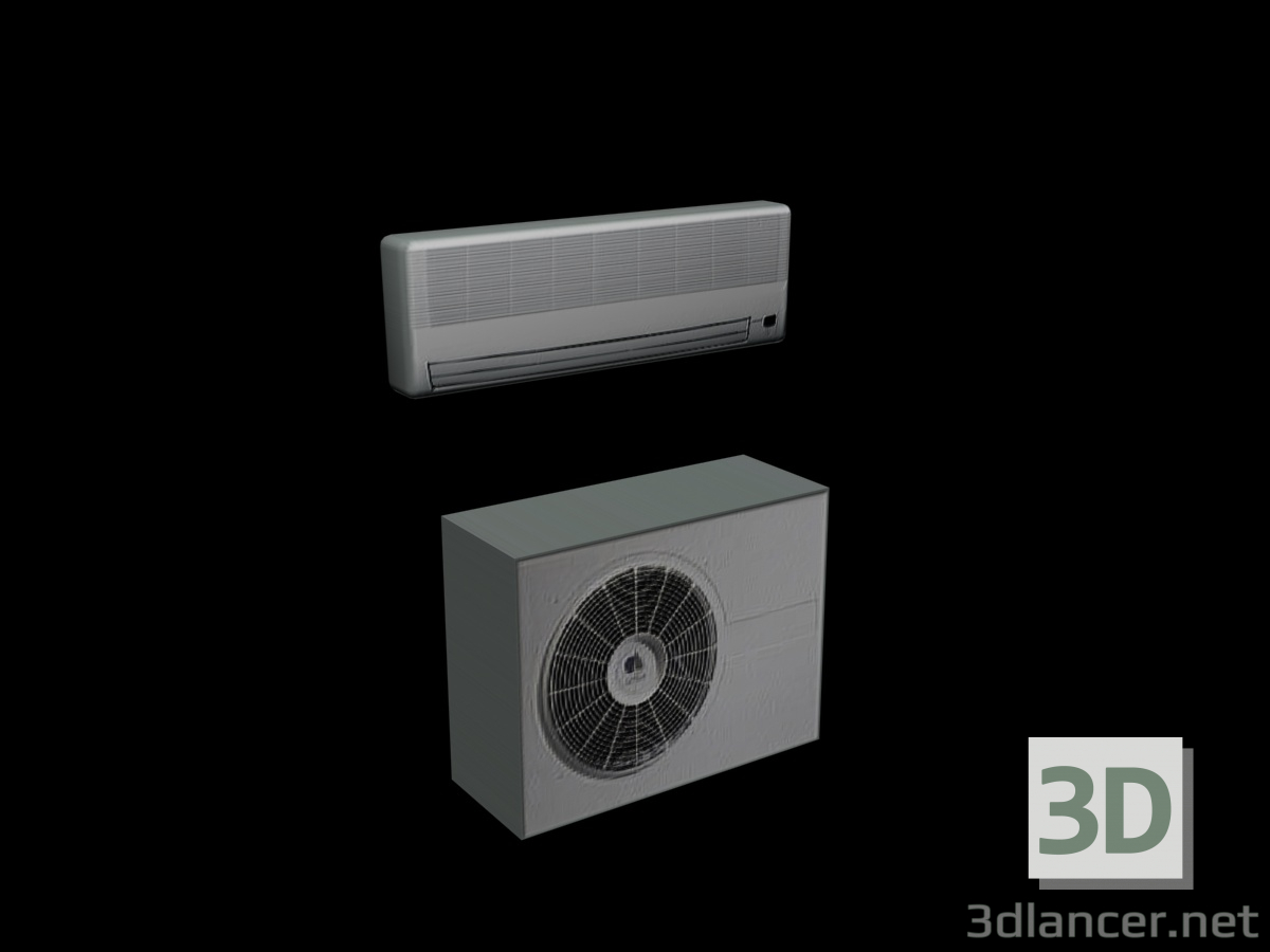 3D Modell KLIMAANLAGE (AUSSEN DRIVE UND SPLIT) - Vorschau