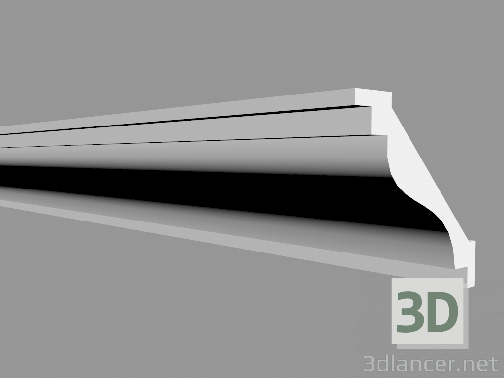 3d модель карниз P212 – превью