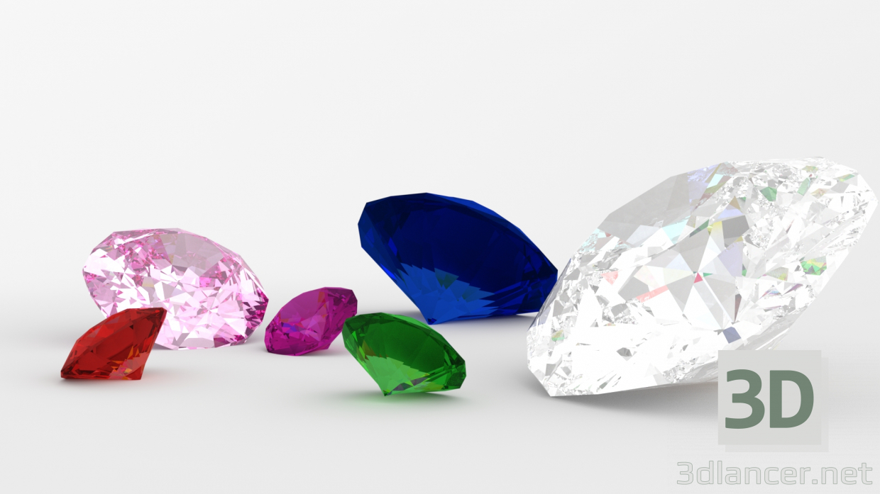 modello 3D di Gems comprare - rendering