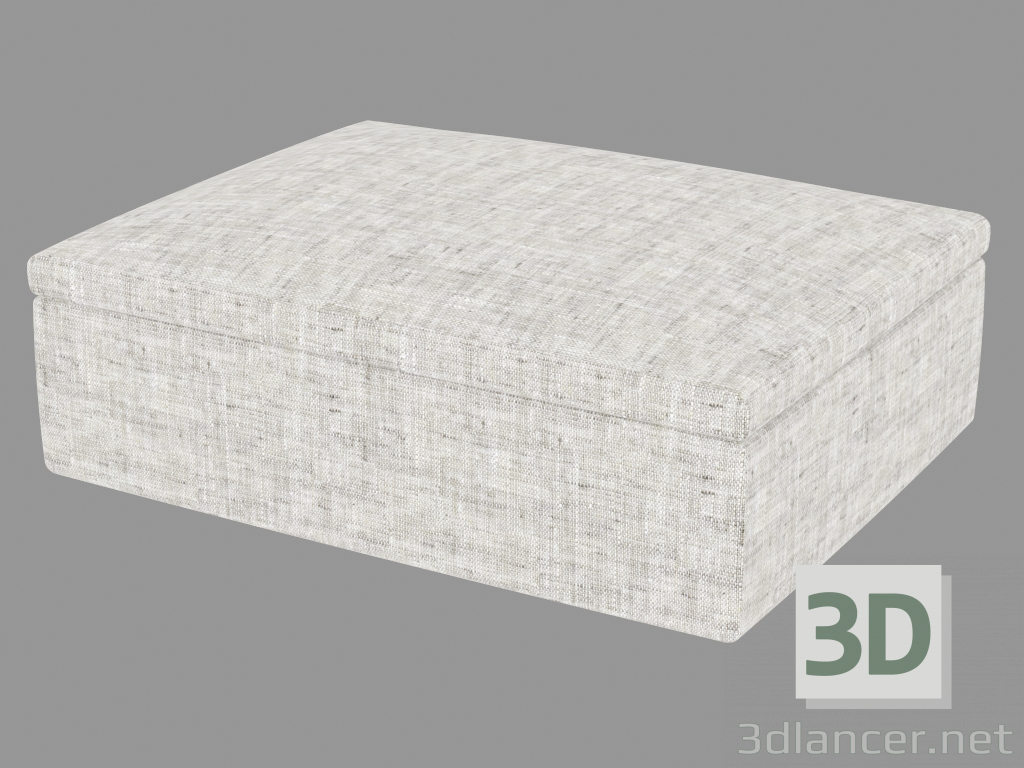 Modelo 3d Pufe estofado - preview