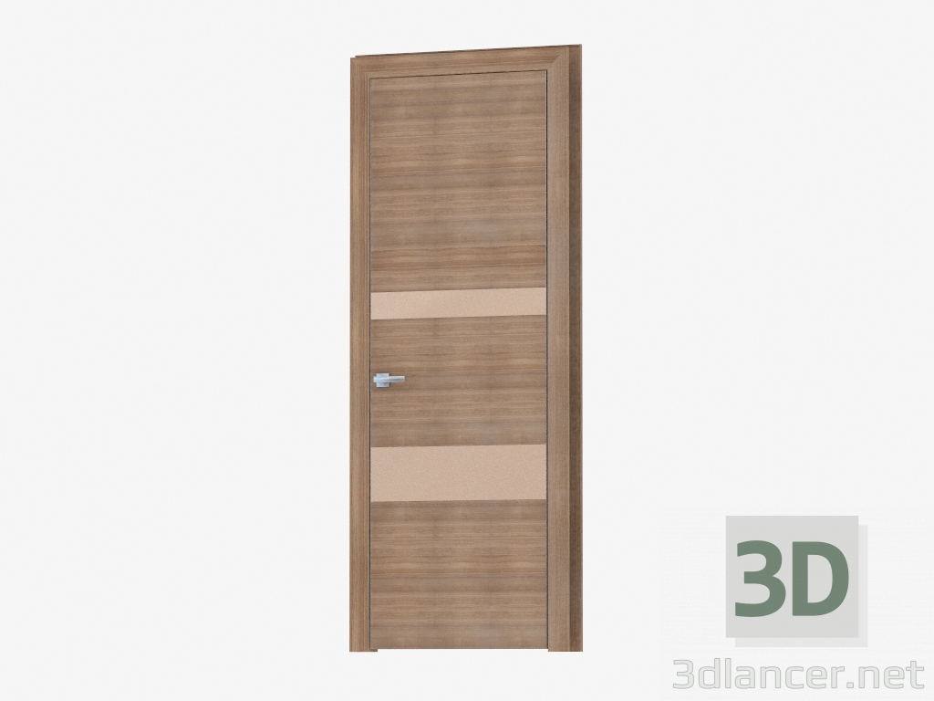 modello 3D Porta interna (38.31 bronza argento) - anteprima