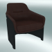 3d модель Крісло AVUS club chair (1920-12, black, leather Florida 2062 brown) – превью