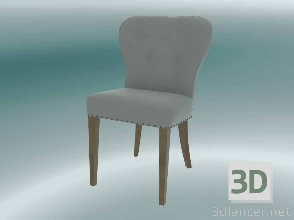 modello 3D Sedia Catherine (grigio) - anteprima