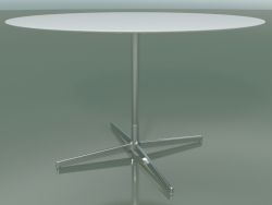 Round table 5556 (H 72.5 - Ø 119 cm, White, LU1)