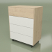 3d model Cajonera CN 300 (Champagne, Blanco) - vista previa