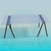 3d model Parietal glass table - preview