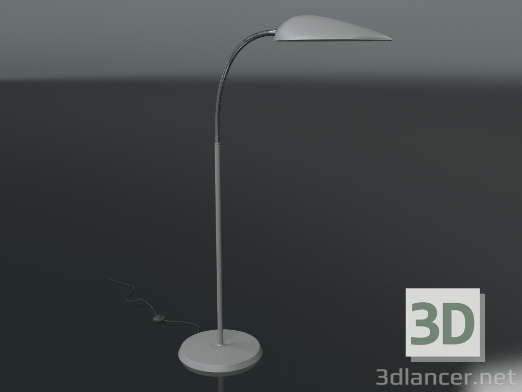 3D Modell Stehlampe Cobra (grau) - Vorschau