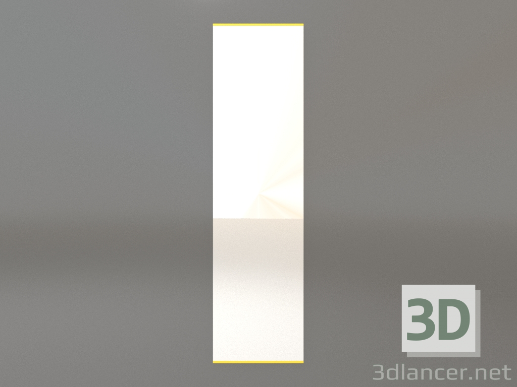 modello 3D Specchio ZL 01 (400х1500, giallo luminoso) - anteprima