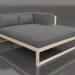 3d model XL modular sofa, section 2 right, artificial wood (Sand) - preview