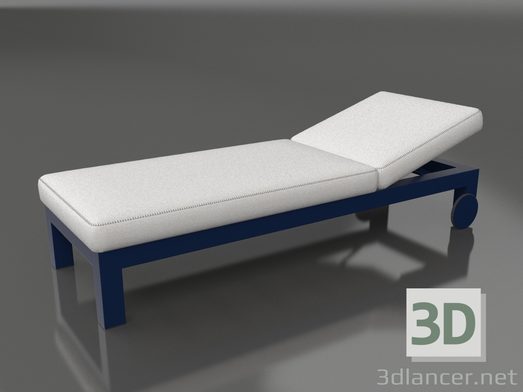 3d model Tumbona (Azul noche) - vista previa