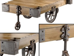 FACTORY CART COFFEE TABLE