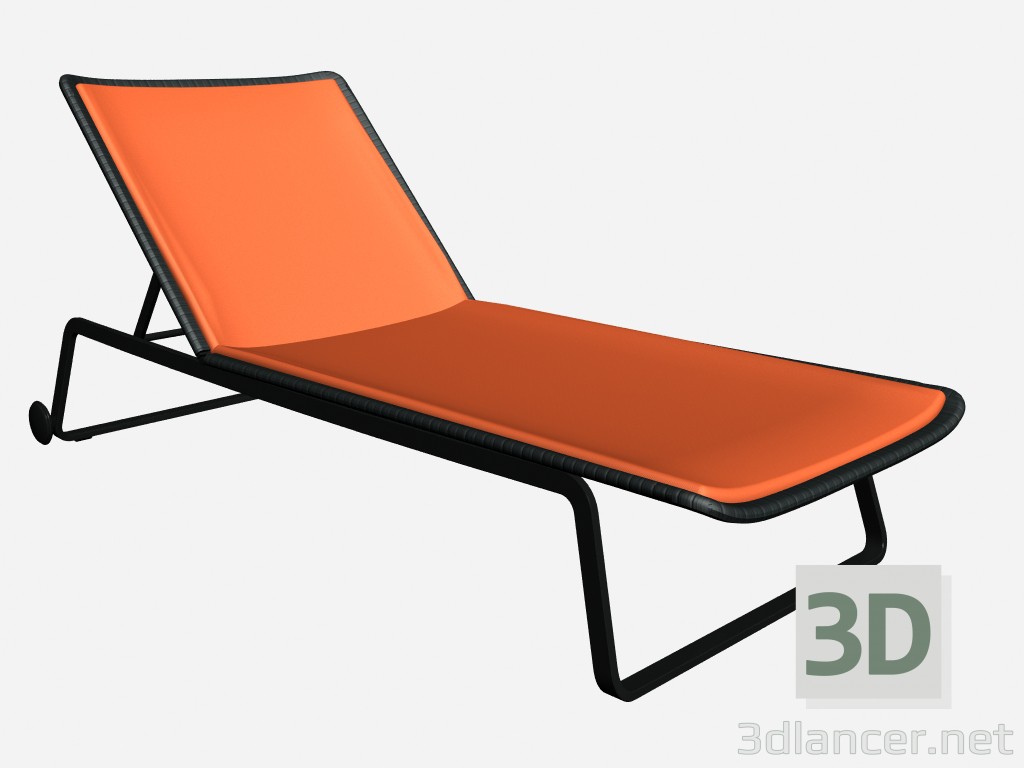 3d модель Шезлонг Deckchair 65620 65670 – превью