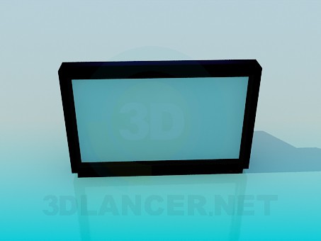 3d model TV - preview