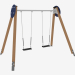 3d model Swing for children playground (6317) - preview