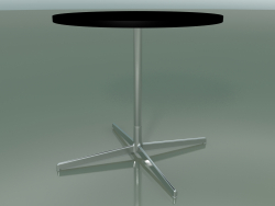 Tavolo rotondo 5514, 5534 (H 74 - Ø 79 cm, Nero, LU1)