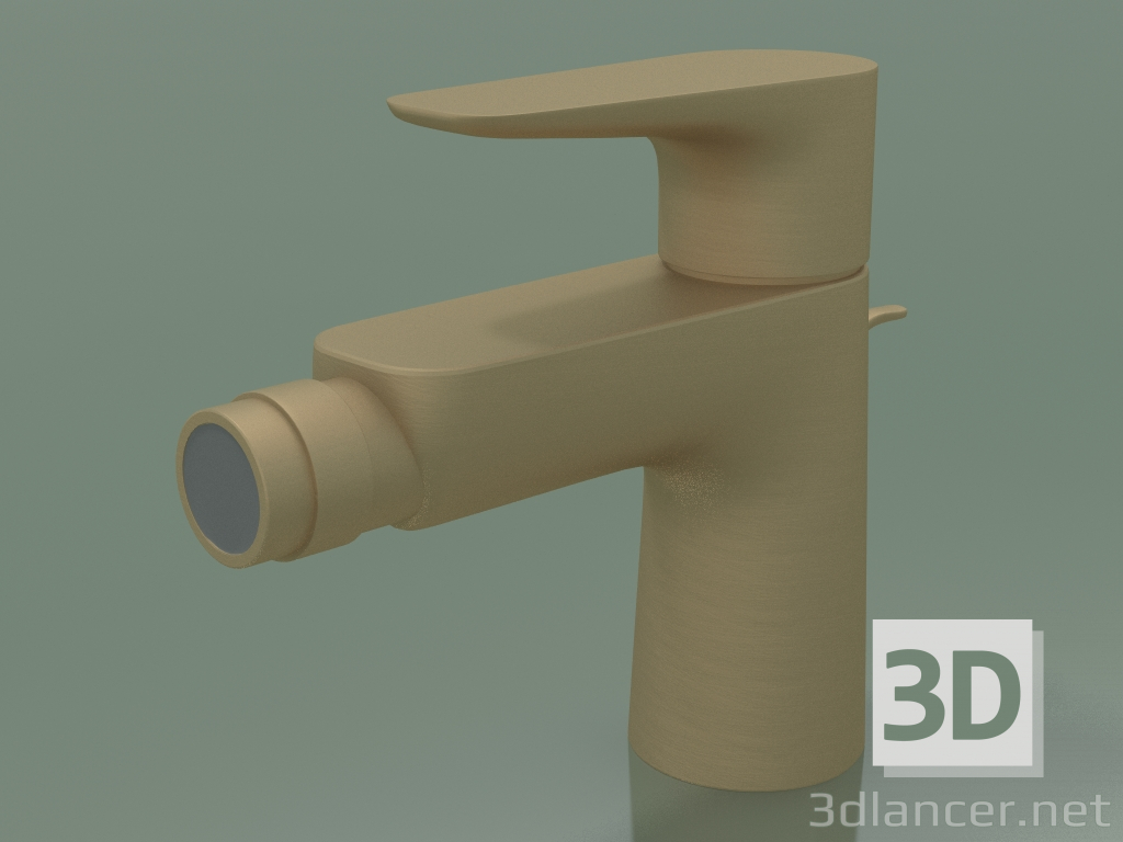 3d model Mezclador monomando de bidé (71720140) - vista previa