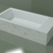 3d model Lavabo sobre encimera (01R141102, Carrara M01, L 72, P 36, H 16 cm) - vista previa