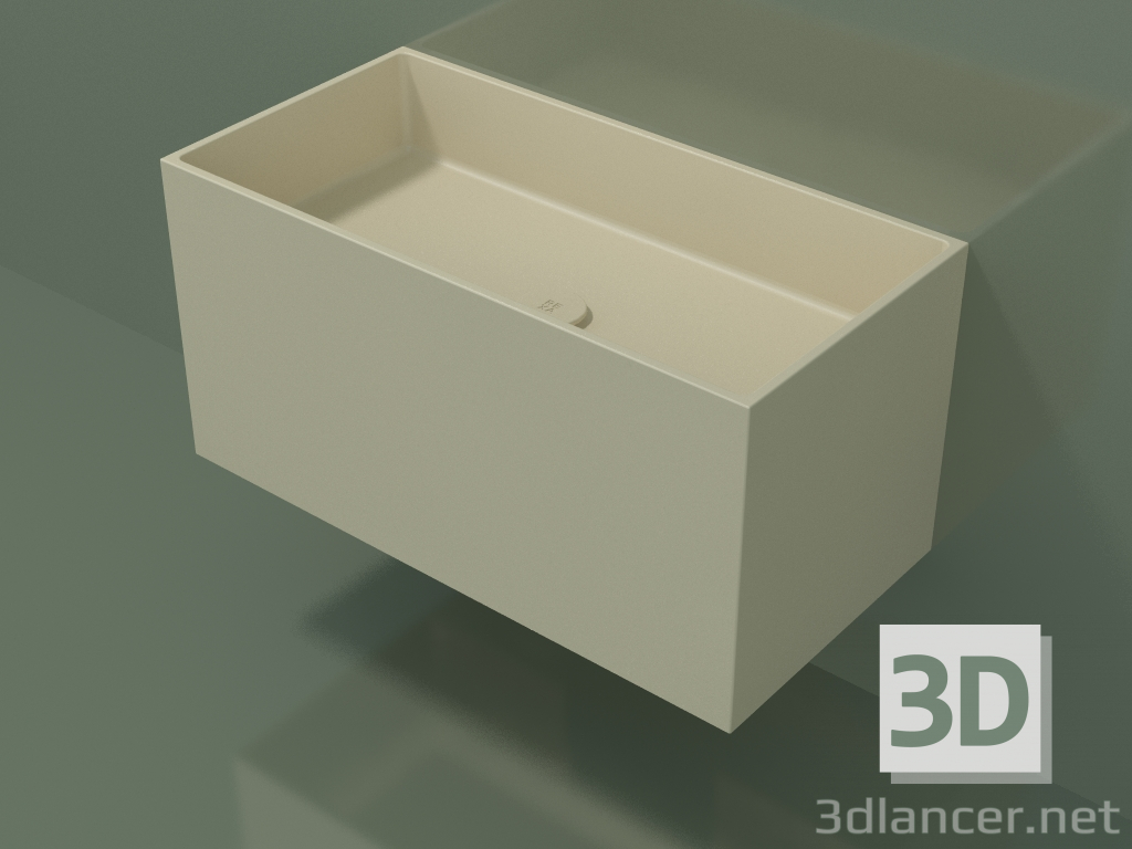 3d model Lavabo de pared (02UN42101, Bone C39, L 72, P 36, H 36 cm) - vista previa