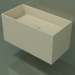 3d model Wall-mounted washbasin (02UN42101, Bone C39, L 72, P 36, H 36 cm) - preview