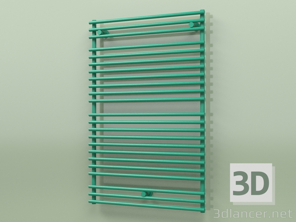 3d model Heated towel rail - Santorini (SAN 11 750 mm, RAL - 6016) - preview