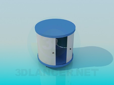 3d model The round cabinet - preview