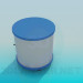 3d model The round cabinet - preview